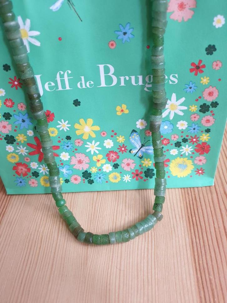 Aventurijn Ketting - Echte Edelsteen, Sieraden, Tassen en Uiterlijk, Kettingen, Nieuw, Steen of Mineraal, Groen, Met edelsteen