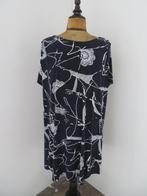 dames jurk made Italy maat 44 (Z.G.A.N.), Blauw, Ophalen of Verzenden, Zo goed als nieuw, Onder de knie