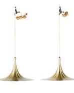 Heksenhoed lampen, Ophalen of Verzenden, Metaal, Vintage, Minder dan 50 cm