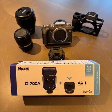 NIEUW Nissin Di700A + Air 1 Commander TTL-kit (voor Fuji) beschikbaar voor biedingen