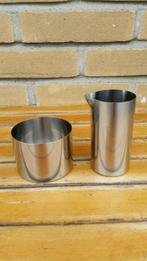 Design Stelton Arne Jacobsen suikerpot en melkkan, Huis en Inrichting, Keuken | Keukenbenodigdheden, Ophalen of Verzenden, Zo goed als nieuw