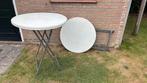 Staantafels wit 2 stuks, Huis en Inrichting, Tafels | Statafels, Ophalen of Verzenden, Gebruikt