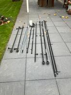 Zwarte gordijn roedes intersteel, Ophalen, Zo goed als nieuw, 200 cm of meer