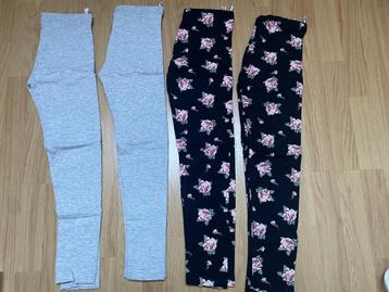 4x nieuwe, warme legging C&A labelmaat 146 (valt als 134-140 beschikbaar voor biedingen