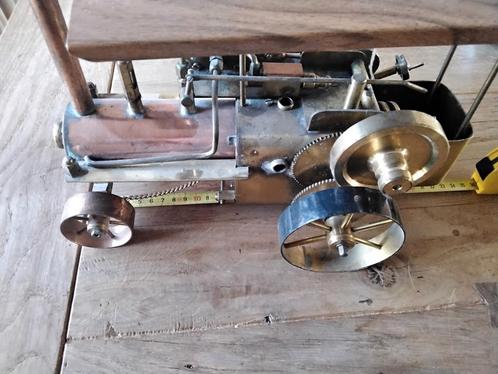 Hele mooie unieke  van  geel/ rood koper  stoomtrekker, Hobby en Vrije tijd, Modelbouw | Overige, Zo goed als nieuw, Groter dan 1:32
