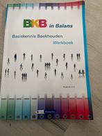 BKB in Balans - Basis Boekhouden Werkboek, Ophalen of Verzenden, Beta, Zo goed als nieuw, MBO