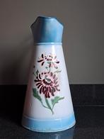 Vintage Emaille Lampetkan met Bloemmotief, Ophalen of Verzenden