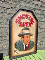 authentiek houten pubbord Smoking Area, Antiek en Kunst, Curiosa en Brocante, Ophalen of Verzenden