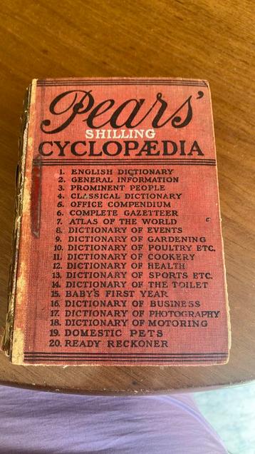 Pears’ cyclopaedia. Pareltje voor de kenner. beschikbaar voor biedingen