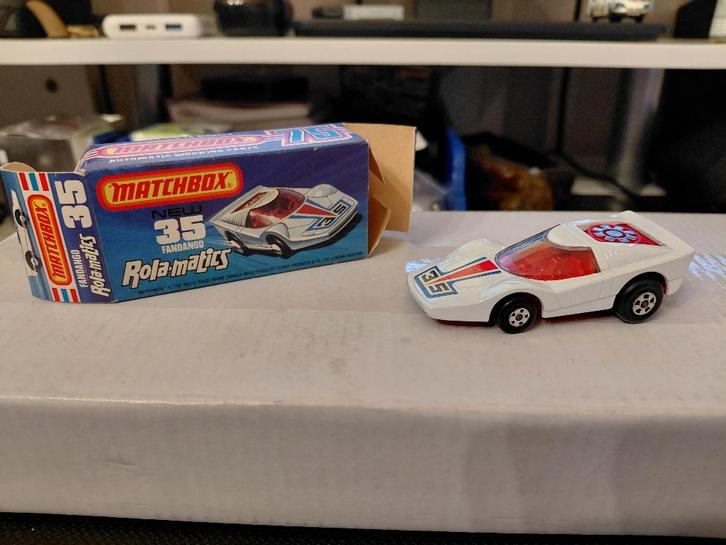 Matchbox 35d Fandango Type 'J' Doos, Hobby en Vrije tijd, Modelauto's | Overige schalen, Nieuw, Auto, Ophalen of Verzenden