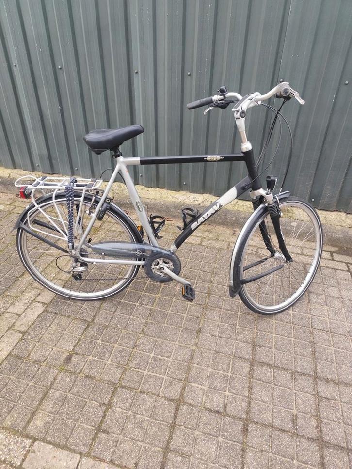 Batavus herenfiets - Goed Onderhouden, Fietsen en Brommers, Fietsen | Dames | Damesfietsen, Gebruikt, Batavus, Versnellingen, 56 cm of meer