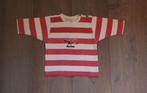 IZGS: rood-naturel gestreepte longsleeve; maat 74, Klimbabys, Ophalen of Verzenden, Zo goed als nieuw, Jongetje