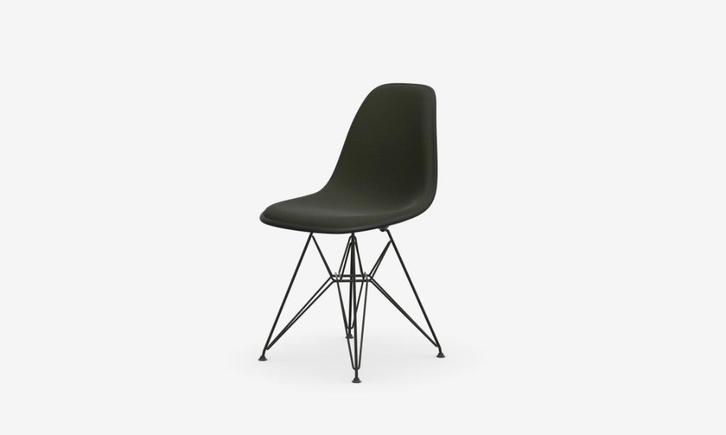 Vitra Eames DSR stoel - 2 stuks, Huis en Inrichting, Stoelen, Zo goed als nieuw, Twee, Kunststof, Metaal, Stof, Zwart, Ophalen of Verzenden