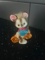Schattig Muisje op Fiets Beeldje vintage, Ophalen of Verzenden, Gebruikt, Dier