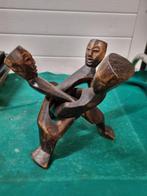 beeld afrikaanse vriendenkring plantenstandaard, Verzamelen, Beelden en Beeldjes, Ophalen of Verzenden