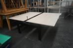 Ahrend dubbel bureau slinger bureaus | 140x80 per deel, Ophalen, In hoogte verstelbaar, Gebruikt, Bureau