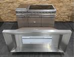 Luxe Fornuis Lacanche 140cm keramische bruin rvs 5 zones, Witgoed en Apparatuur, Fornuizen, Niet ingevuld, 60 cm of meer, Keramisch