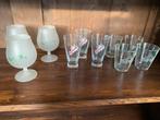 Diverse Glazen: Ice Tea, Appelsientje, SPA, Ophalen, Glas of Glazen, Gebruikt, Glas