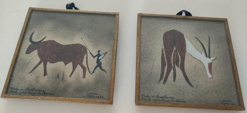 1951 Kaapstad Zuid Afrika June Spencer kunst Bushman, Antiek en Kunst, Kunst | Etsen en Gravures, Ophalen