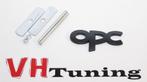 Opel OPC 3D logo met grill bevestiging 8 cm zwart, Ophalen of Verzenden