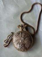 Goudkleurig zakhorloge netec antimagnetic 17 jewels PKCo, Ophalen of Verzenden, Overige merken, Met ketting