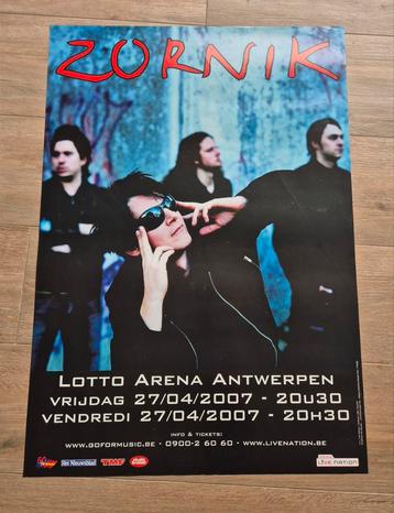 Zornik Lotto Arena Antwerpen Poster 2007 beschikbaar voor biedingen