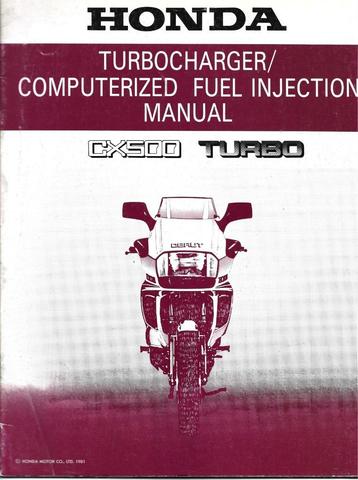 Honda CX500 Turbo manual fuel injection beschikbaar voor biedingen