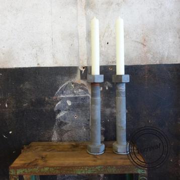 Zware Kandelaar Set Industrieel beschikbaar voor biedingen