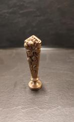 Antieke lakstempel met bloemmotief, Ophalen of Verzenden