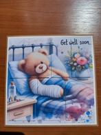 Kaart get well soon beer gebroken arm gips 853 = 1,75, Ophalen of Verzenden, Zo goed als nieuw