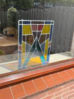 Glas in lood schilderij, Doe-het-zelf en Verbouw, Glas en Ramen, Ophalen, Zo goed als nieuw, Minder dan 80 cm, Glas in lood