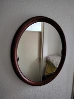 Ovale antieke houten spiegel, Ophalen, Zo goed als nieuw, Minder dan 100 cm, Ovaal