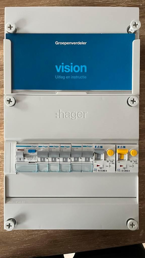 Hager groepenverdeler zekeringenkast, Doe-het-zelf en Verbouw, Elektra en Kabels, Zo goed als nieuw, Overige typen, Ophalen