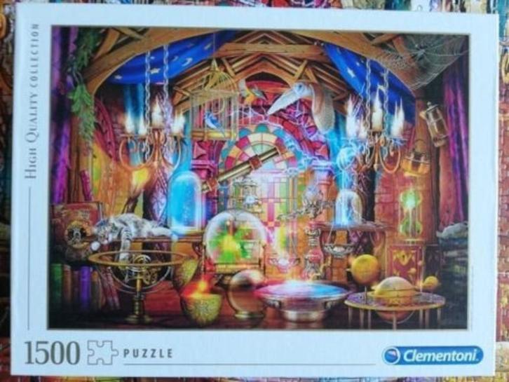 Puzzel 1500 stukjes: Wizards Workshop, Hobby en Vrije tijd, Denksport en Puzzels, Zo goed als nieuw, Legpuzzel, 500 t/m 1500 stukjes