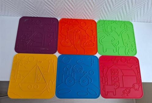 Tekensjablonen, Tupperware- Tuppertoys, Huis en Inrichting, Keuken | Tupperware, Gebruikt, Overige typen, Blauw, Geel, Oranje
