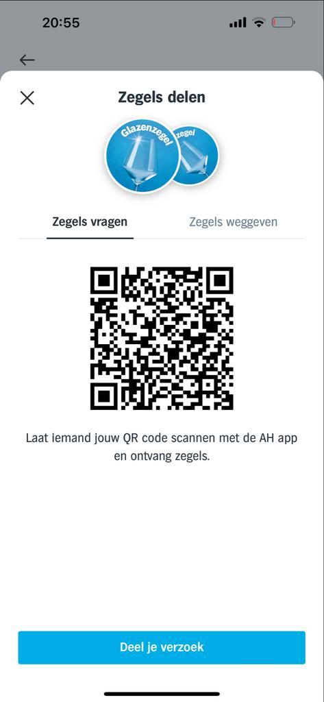 AH Glazen Spaarzegels - wil je mij helpen met sparen?, Verzamelen, Stickers, Nieuw, Winkel of Supermarkt, Ophalen of Verzenden