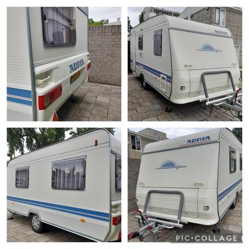 adria 432px bouwjaar 2002, Caravans en Kamperen, Caravans, Particulier, tot en met 4, 750 - 1000 kg, Treinzit, Adria, Frans bed