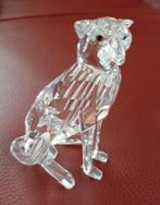 Swarovski luipaard zittend, Verzamelen, Swarovski, Ophalen of Verzenden, Zo goed als nieuw, Figuurtje