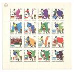 Postzegelvel World Cup Soccer leiden, 1974 - compleet, Ophalen of Verzenden, Na 1940, Postfris