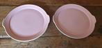 Pastel rose onderbord voor puddingvorm Regout royal sphinx, Ophalen of Verzenden