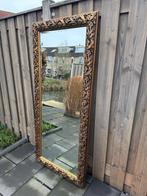 Prachtige gouden barok spiegel (facet geslepen), Ophalen, Zo goed als nieuw, 150 tot 200 cm, Rechthoekig