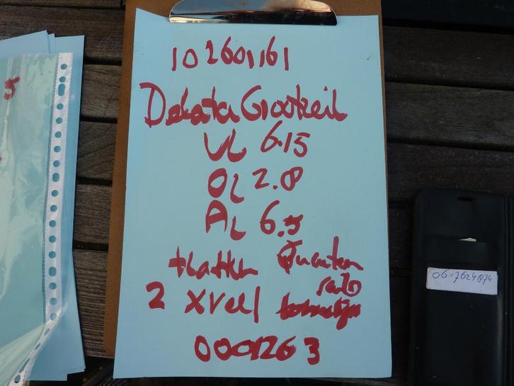 dehler delanta grootzeil, Watersport en Boten, Zeilen en Zeiltoebehoren, Gebruikt, Grootzeil, Minder dan 15 m², 6 meter of meer