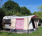 Charmante retro caravan Biod 1984 – compleet met voortent, Koelkast, Standaardzit, 50 kg of minder, Particulier
