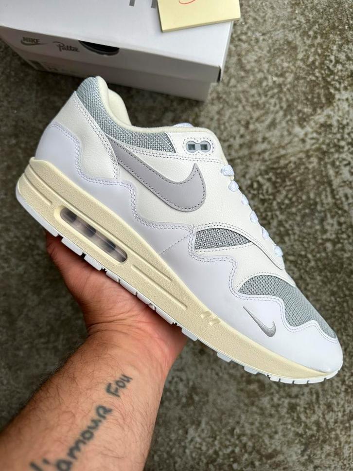 Nike air max 1 Patta waves white US 13 / EU 47,5 Jordan 90, Kleding | Heren, Schoenen, Nieuw, Sneakers of Gympen, Wit, Ophalen of Verzenden