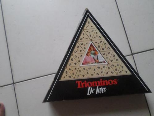 Bordspel Triominos de luxe, Hobby en Vrije tijd, Gezelschapsspellen | Bordspellen, Gebruikt, Een of twee spelers, Drie of vier spelers