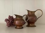 Set van 2 koperen kannetjes, Antiek en Kunst, Antiek | Koper en Brons, Ophalen of Verzenden, Koper