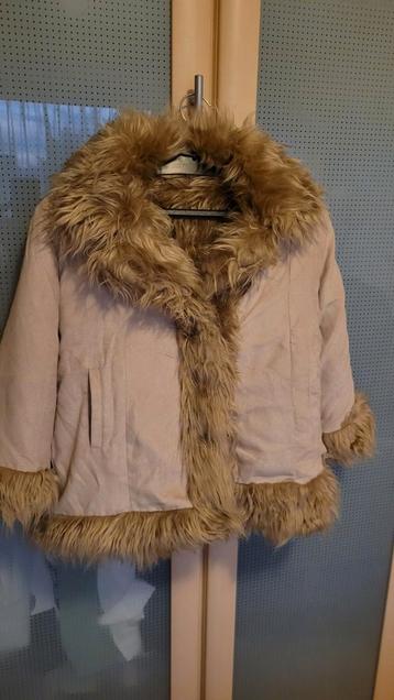 Dubbelzijdige meisjesjas maat 11/12 (ongedragen) beschikbaar voor biedingen