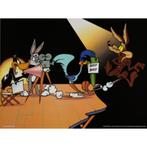 Looney Tunes poster bij Stichting Superwens!, Nieuw, Rechthoekig Liggend, Ophalen of Verzenden, A1 t/m A3