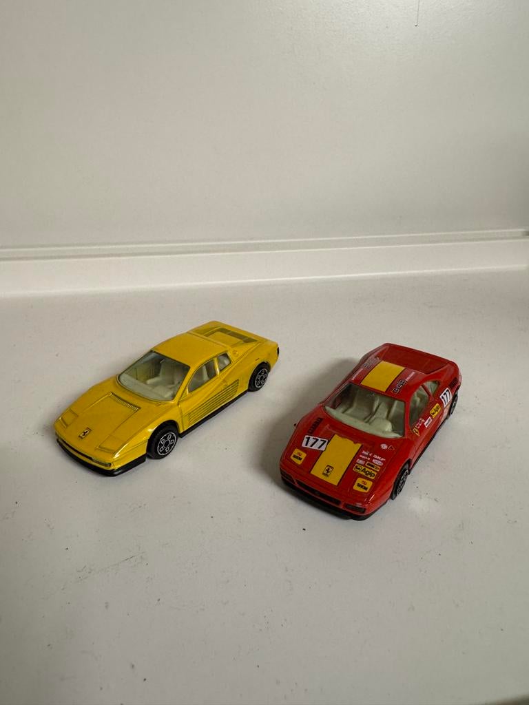Bburago Ferrari 348 en Testa Rossa Modelauto's, Ophalen of Verzenden, Zo goed als nieuw, Auto, Bburago