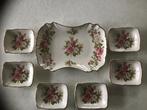 Petit four set Old Foley Harmony Rose, Ophalen of Verzenden